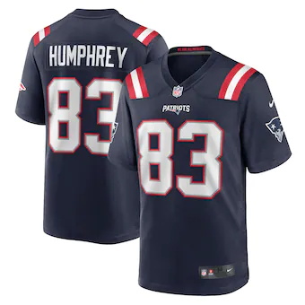 mens nike liljordan humphrey navy new england patriots game